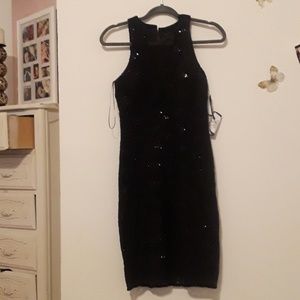 Sparkly black party dress